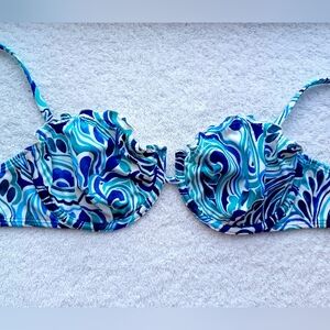 VENUS On The Waives Swirl Bikini Top, Size D